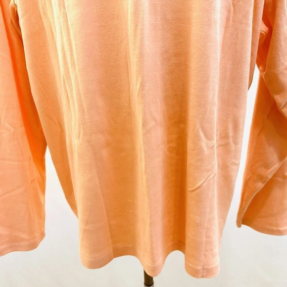 NWT CROFT & BARROW Women Long Sleeve Pullover Cotton The Classic Tee Shirt Sz 2X - Picture 9 of 12